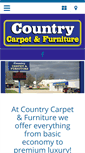 Mobile Screenshot of countrycarpetfurniture.com