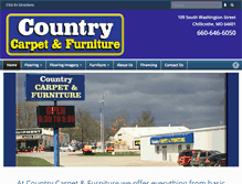 Tablet Screenshot of countrycarpetfurniture.com